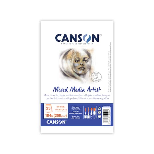 Canson® Artist Series Mixed Media Art Pad, 5.5" x 8.5"